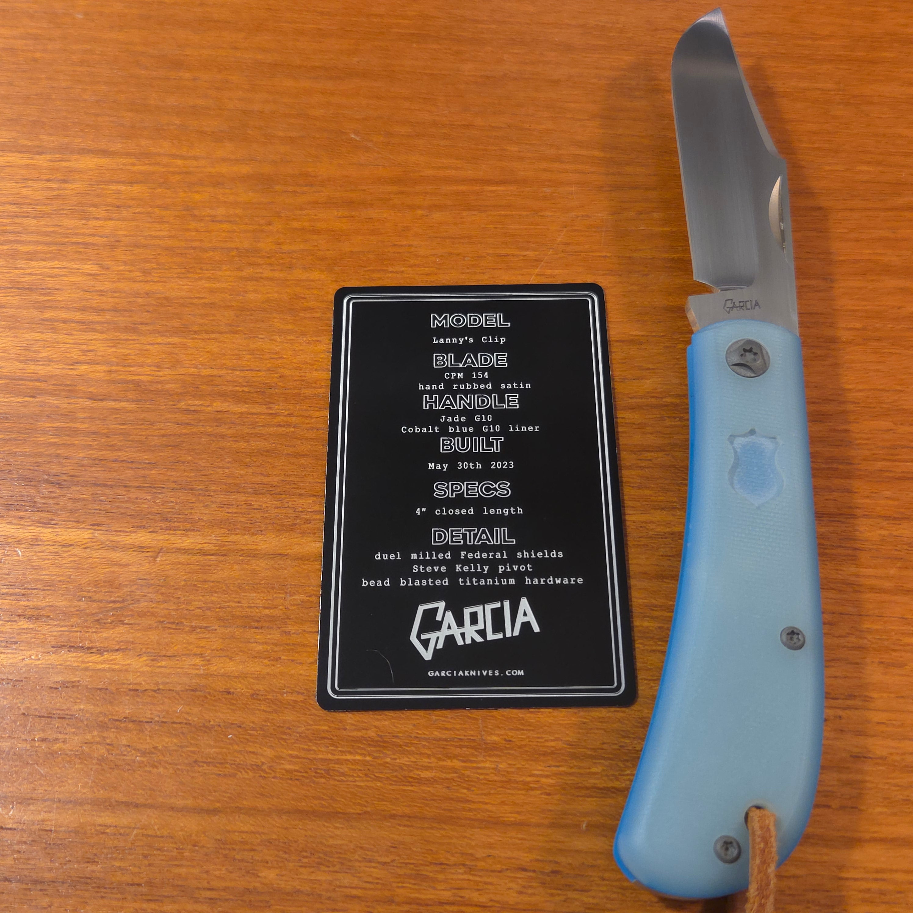 Javi Garcia Lanny's Clip Custom Slipjoint – The Inchcape Collective